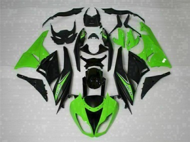 Buy 2009-2012 Black Green 636 Kawasaki ZX6R Motorcycle Bodywork UK