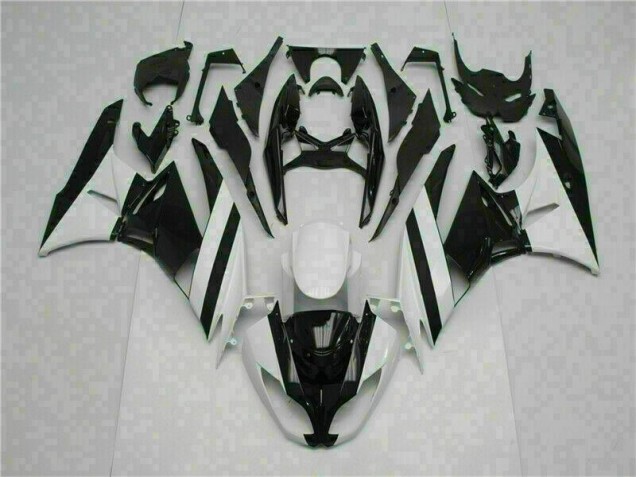 Buy 2009-2012 White Black Kawasaki ZX6R Motorcycle Replacement Fairings UK