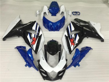 Buy 2009-2016 White Blue Black Suzuki GSXR1000 Motorbike Fairings UK