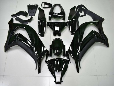 Buy 2011-2015 Glossy Black Kawasaki ZX10R Moto Fairings UK
