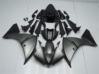 Buy 2012-2014 Matte Grey Black Yamaha YZF R1 Replacement Fairings UK