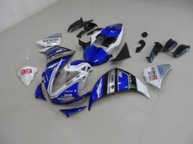 Buy 2012-2014 Blue White Yamaha YZF R1 Bike Fairing UK