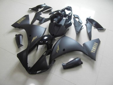 Buy 2012-2014 Matte Black Gold Sticker Yamaha YZF R1 Motor Bike Fairings UK