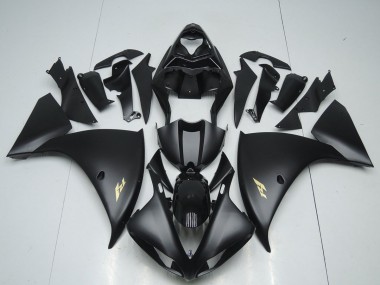 Buy 2012-2014 Matte Black Sticker Yamaha YZF R1 Motorcycle Bodywork UK