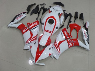 Buy 2012-2016 Red and White Supreme Honda CBR1000RR Motorbike Fairing UK