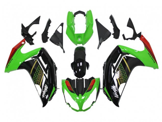 Buy 2012-2016 Green Black Kawasaki EX650 Motorbike Fairing UK