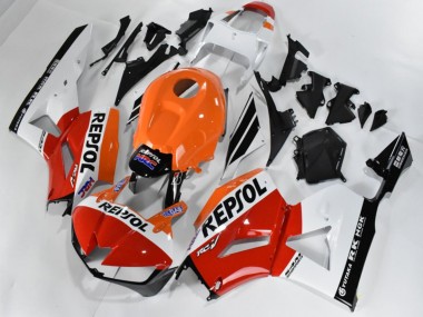 Buy 2013-2021 Red White Orange Repsol Honda CBR600RR Motorcycle Fairings Kit UK