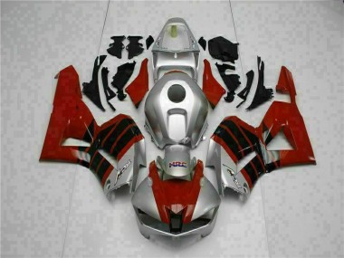 Buy 2013-2021 Red Silver Honda CBR600RR Motorcycle Fairing Kits UK