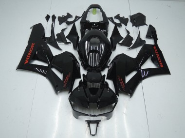 Buy 2013-2021 Glossy Black with Red Sticker Honda CBR600RR Motorcycle Fairings Kit UK