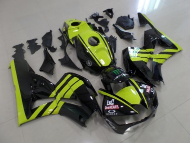 Buy 2013-2021 Green Black Honda CBR600RR Motorcylce Fairings UK