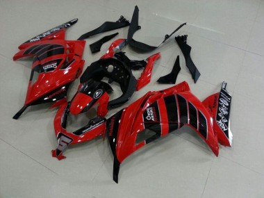 Buy 2013-2016 Red Black Airfore Kawasaki ZX300R Motorbike Fairings UK