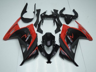 Buy 2013-2016 Red Black Kawasaki ZX300R Bike Fairings UK