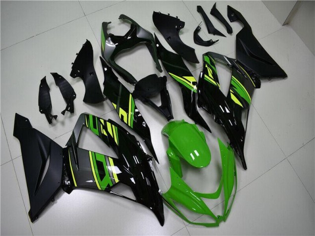 Buy 2013-2018 Green Black Kawasaki ZX6R Replacement Fairings UK