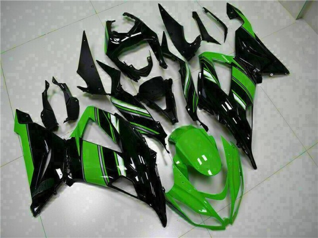 Buy 2013-2018 Black Green Kawasaki ZX6R Motor Fairings UK