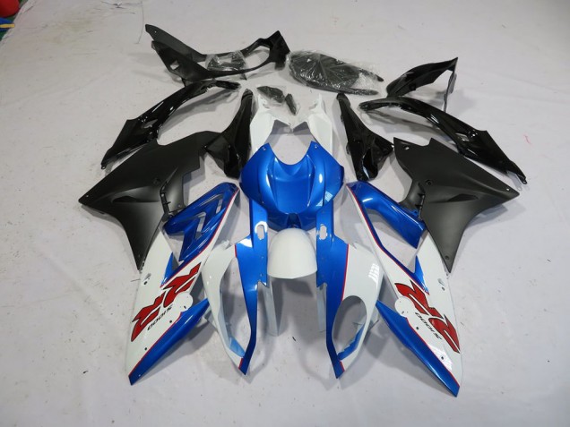 Buy 2015-2018 Blue White Black BMW S1000RR Motorbike Fairings UK