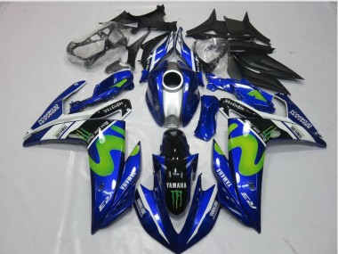 Buy 2015-2022 Movistar Yamaha YZF R3 Motorcycle Replacement Fairings UK