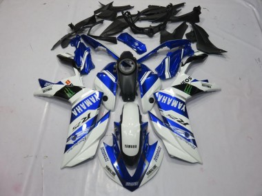 Buy 2015-2022 White Monster Yamaha YZF R3 Replacement Fairings UK