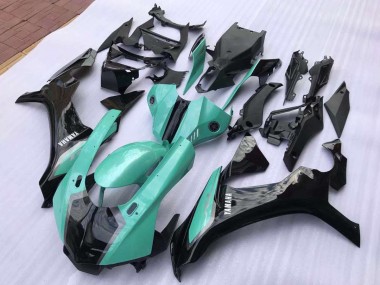 Buy 2015-2019 Black Blue Yamaha YZF R1 Bike Fairing Kit UK