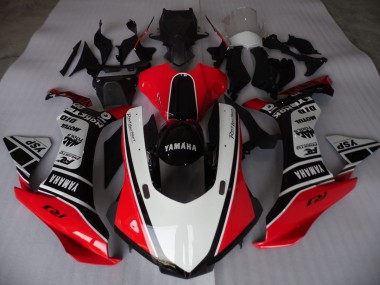 Buy 2015-2019 Red White Black Yamaha YZF R1 Motorcycle Replacement Fairings UK