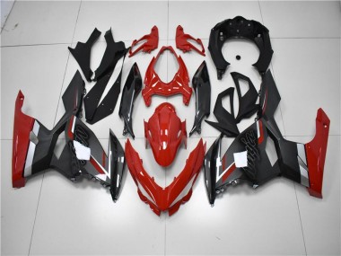 Buy 2018-2023 Red Black Kawasaki EX400 Motorcycle Fairing Kit UK