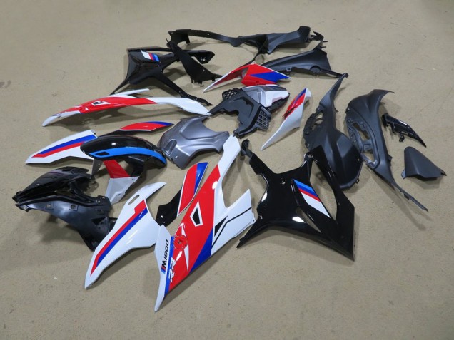 Buy 2019-2021 Black White Red Blue BMW S1000RR Motor Bike Fairings UK