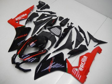 Buy 2009-2015 Black Red Aprilia RSV4 Motorcycle Replacement Fairings UK