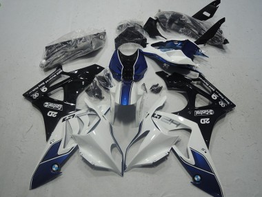 Buy 2009-2014 White Blue BMW S1000RR Motor Bike Fairings UK