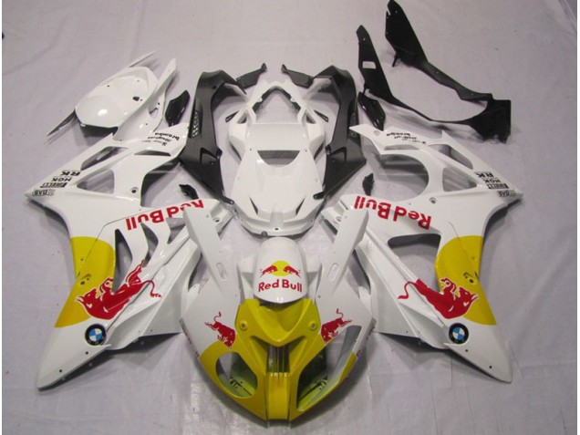 Buy 2009-2014 Yellow White RedBull BMW S1000RR Bike Fairing Kit UK