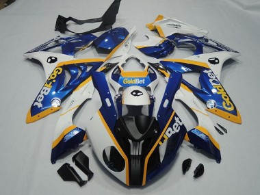 Buy 2009-2014 Black Blue White GoldBet BMW S1000RR Moto Fairings UK