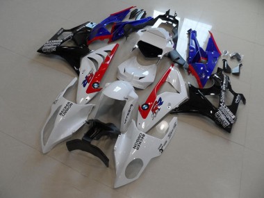 Buy 2009-2014 White Blue Red Becker Carbon BMW S1000RR Motorcylce Fairings UK