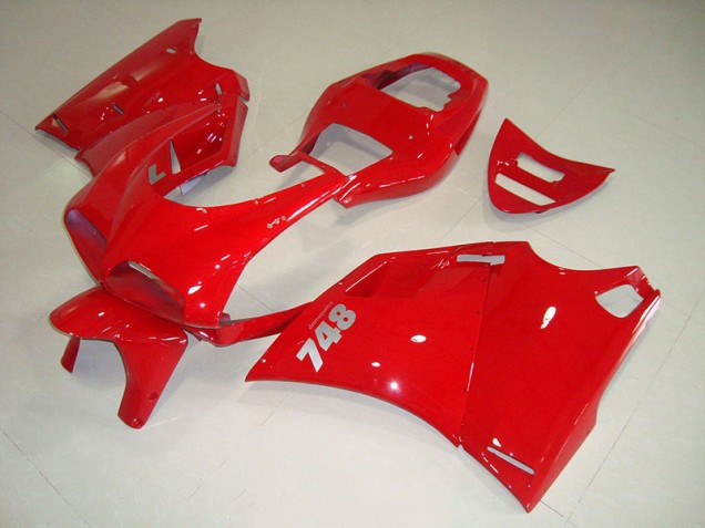 Buy 1993-2005 Red Ducati 748 916 996 996S Bike Fairing Kit UK