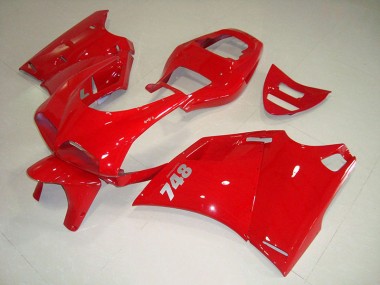 Buy 1993-2005 Red Ducati 748 916 996 996S Motorcycle Fairing Kit UK