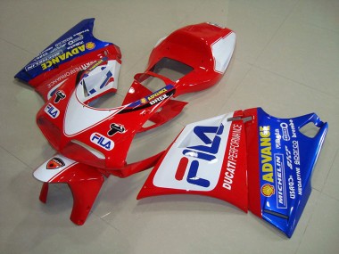 Buy 1993-2005 Red Blue Fila Ducati 748 Motorbike Fairing UK