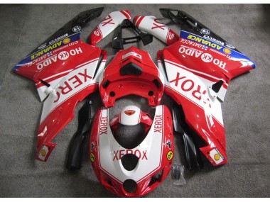 Buy 2005-2006 Red White Xerox Ducati 749 Motorcycle Fairings Kits UK