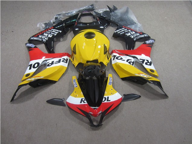 Buy 2004-2005 Yellow Repsol Honda CBR1000RR Bike Fairing Kit UK