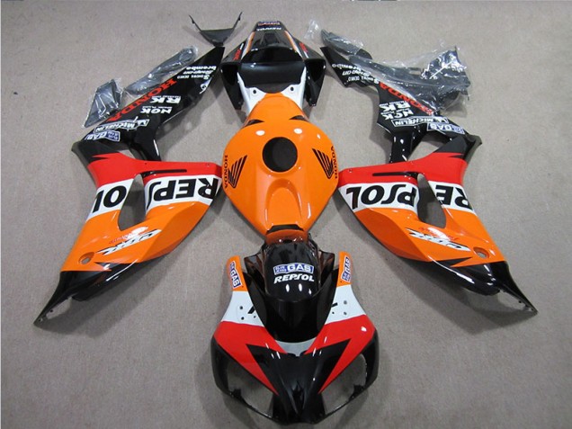 Buy 2006-2007 Orange Repsol Honda CBR1000RR Motorcyle Fairings UK