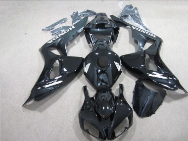 Buy 2006-2007 Black White Decal Honda CBR1000RR Motorcycle Fairing Kits UK