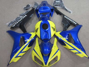 Buy 2006-2007 Blue Yellow Honda CBR1000RR Replacement Fairings UK