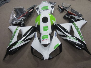 Buy 2006-2007 White Green Hannspree Honda CBR1000RR Motorcycle Fairing UK