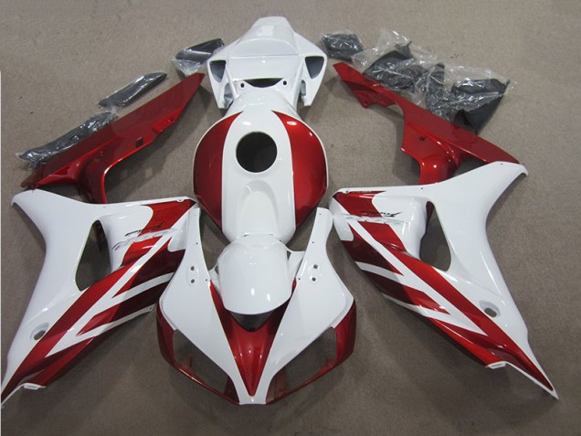 Buy 2006-2007 Red White Honda CBR1000RR Motor Bike Fairings UK