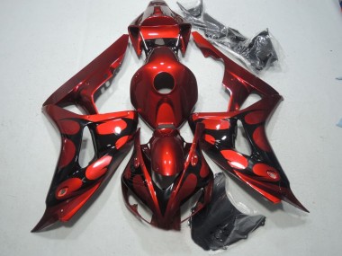 Buy 2006-2007 Red Black Honda CBR1000RR Bike Fairing Kit UK