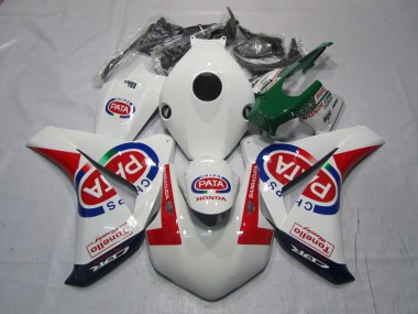 Buy 2008-2011 White Red PATA Honda CBR1000RR Bike Fairing Kit UK