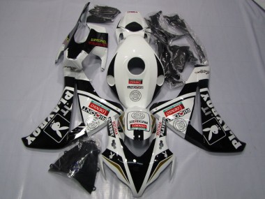 Buy 2008-2011 Black White Denso Playboy Honda CBR1000RR Motorcycle Fairing Kits UK