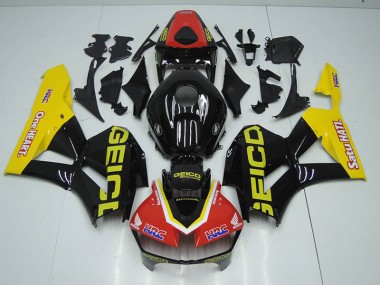 Buy 2012-2016 Black Red HRC Honda CBR1000RR Motor Bike Fairings UK