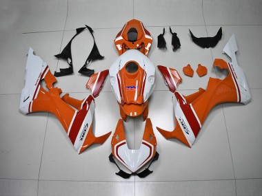 Buy 2017-2020 Orange White HRC Honda CBR1000RR Motorbike Fairing UK