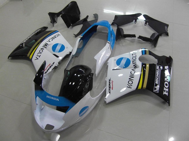 Buy 1996-2007 White Konica Minolta Honda CBR1100XX Blackbird Motorcycle Fairing Kit UK