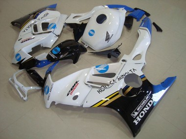 Buy 1995-1998 White Blue Konica Minolta Honda CBR600 F3 Motorcycle Fairings Kit UK