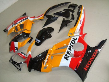 Buy 1995-1998 Orange Black Repsol Honda CBR600 F3 Motorbike Fairings UK