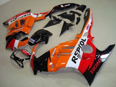 Buy 1995-1998 Black Orange Repsol Honda CBR600 F3 Replacement Fairings UK