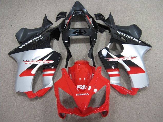 Buy 2001-2003 Red White Black Honda CBR600 F4i Motorcycle Replacement Fairings UK